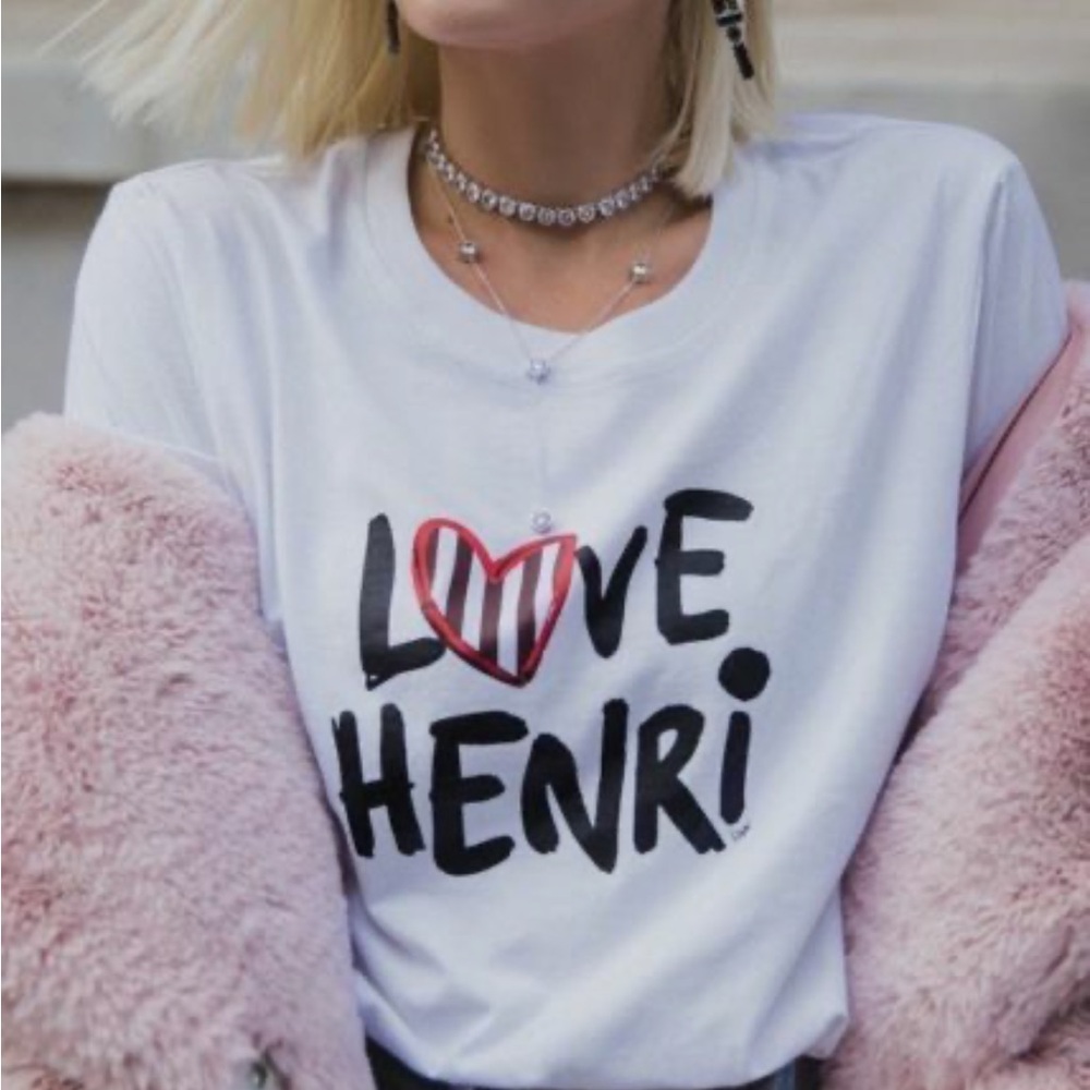 NWT Henri Bendel " Love Bendel " t-shirt size M/L, retailed $48 - OPEN TO OFFERS - Picture 4 of 5